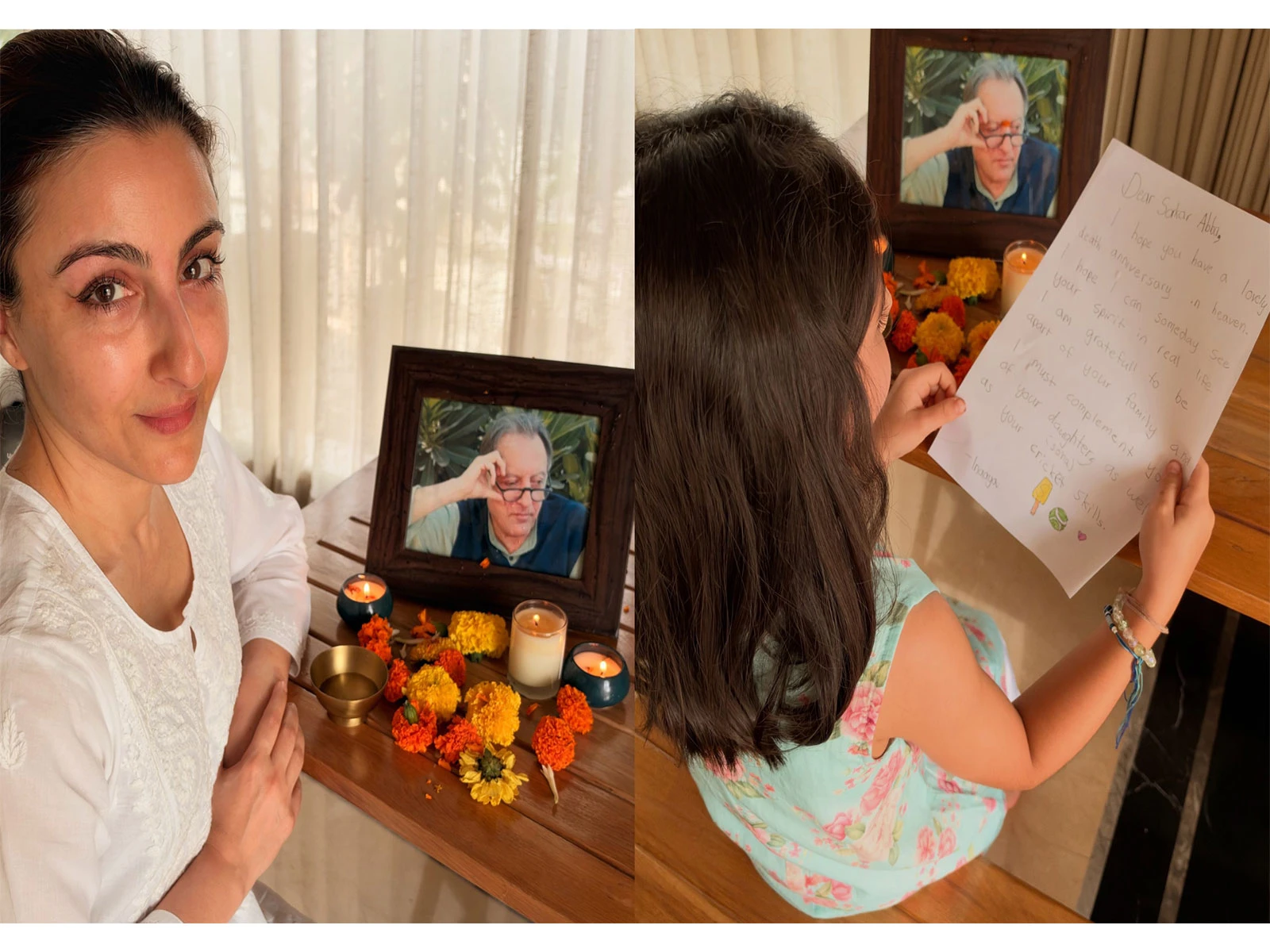 Soha Ali Khan honors her late father Mansoor Ali Khan Pataudi on his fifteenth death anniversary