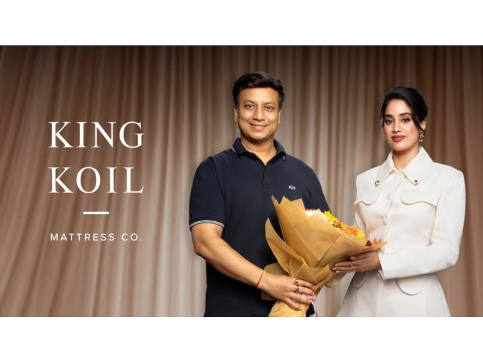 Janhvi Kapoor joins King Koil as the new face of their global brand identity