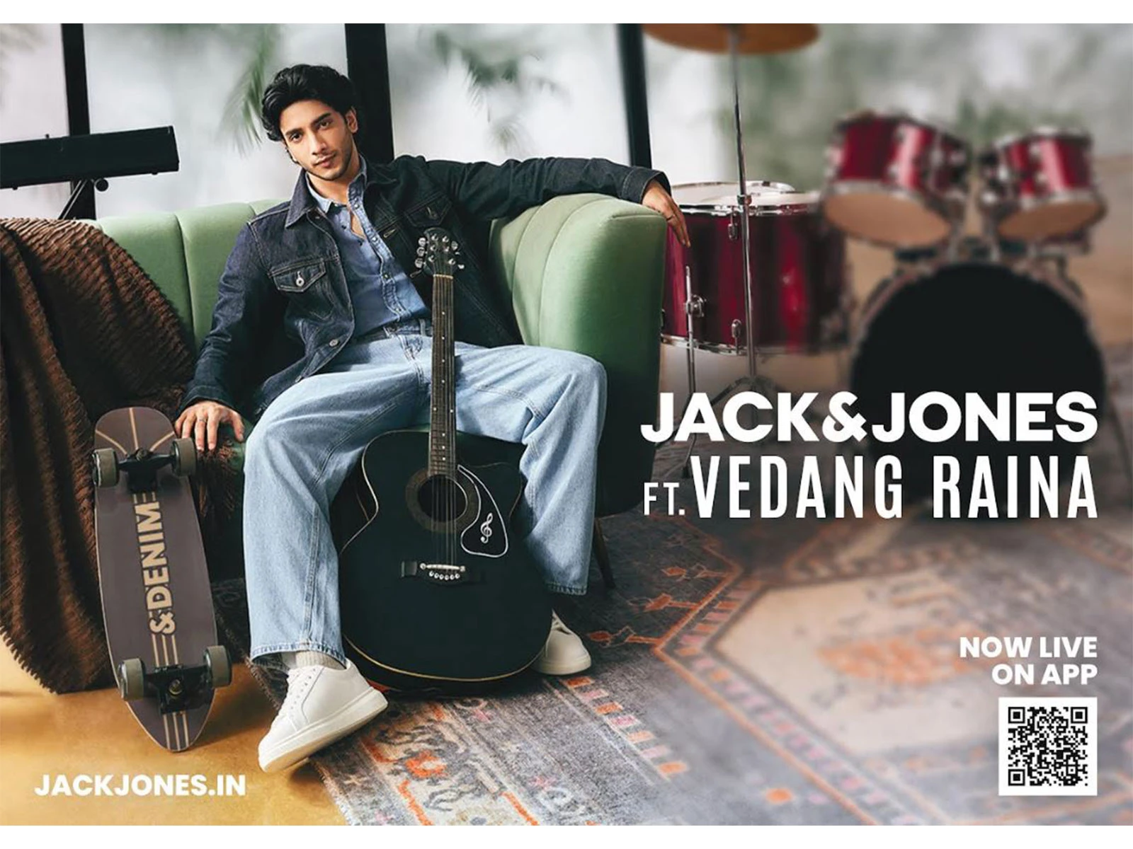 Vedang Raina is the new face of the JACK AND JONES Autumn Winter 2026 denim collection