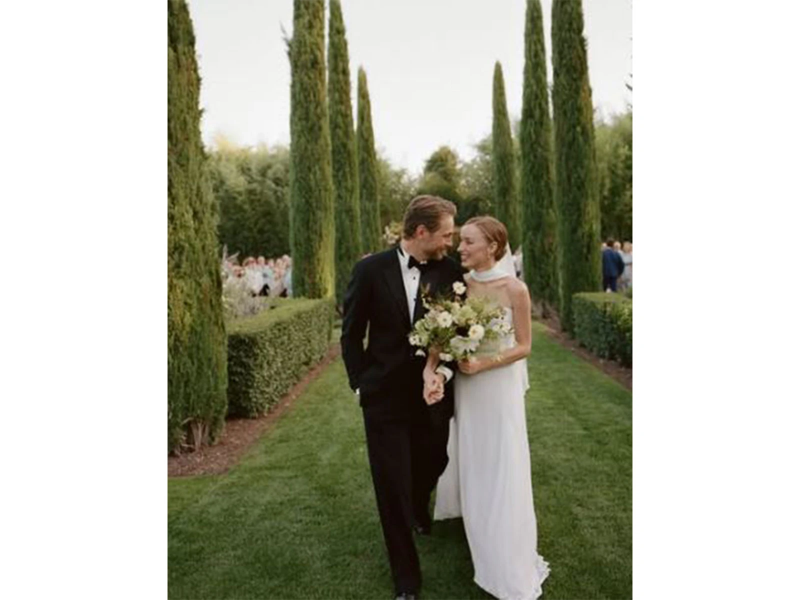 Bridgerton star Phoebe Dynevor marries producer Cameron Fuller in romantic French wedding