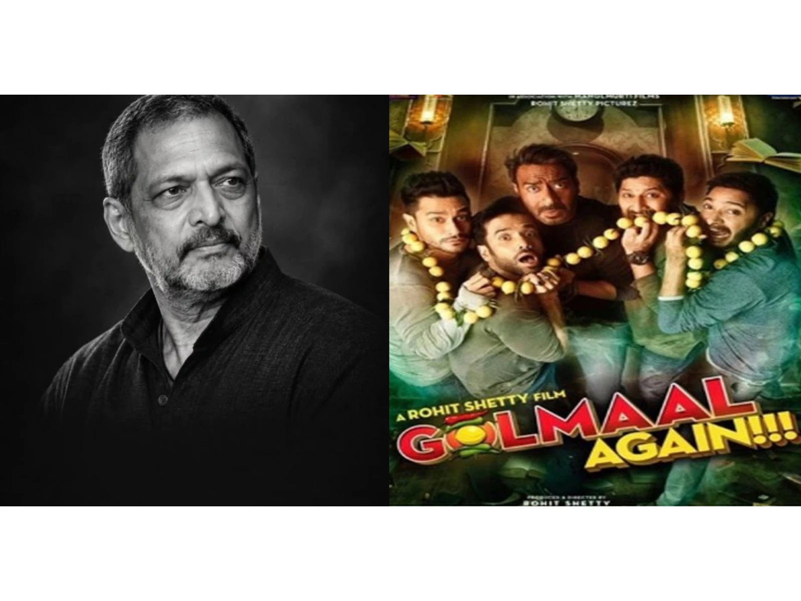 Rohit Shetty remembers how Nana Patekar refused his fee for a Golmaal Again cameo