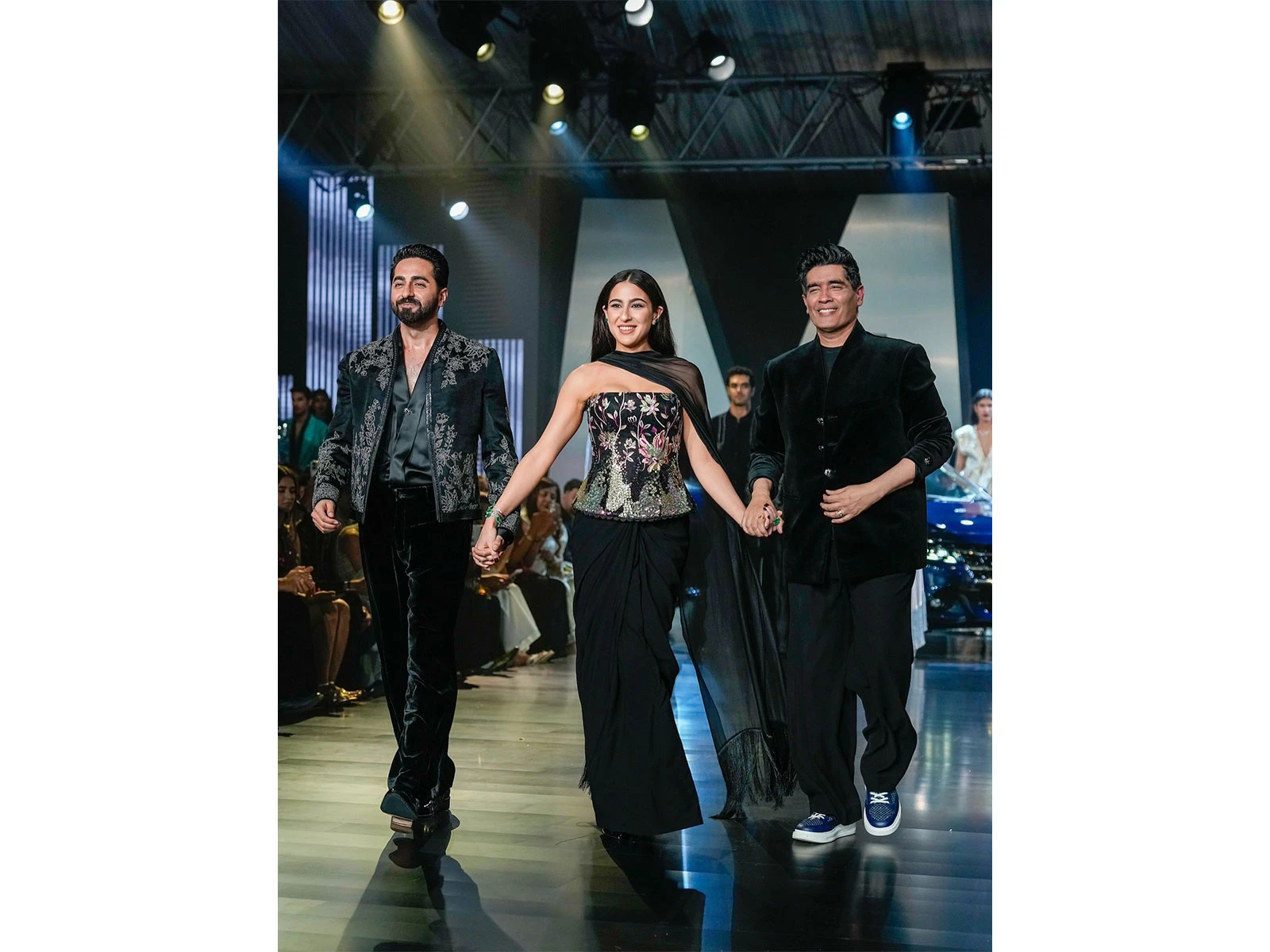 Ayushmann Khurrana and Sara Ali Khan dazzle as showstoppers for Manish Malhotra at Lakme Fashion Week
